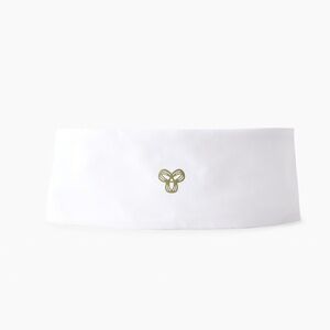 Aritzia - Thick White Logo Headband
